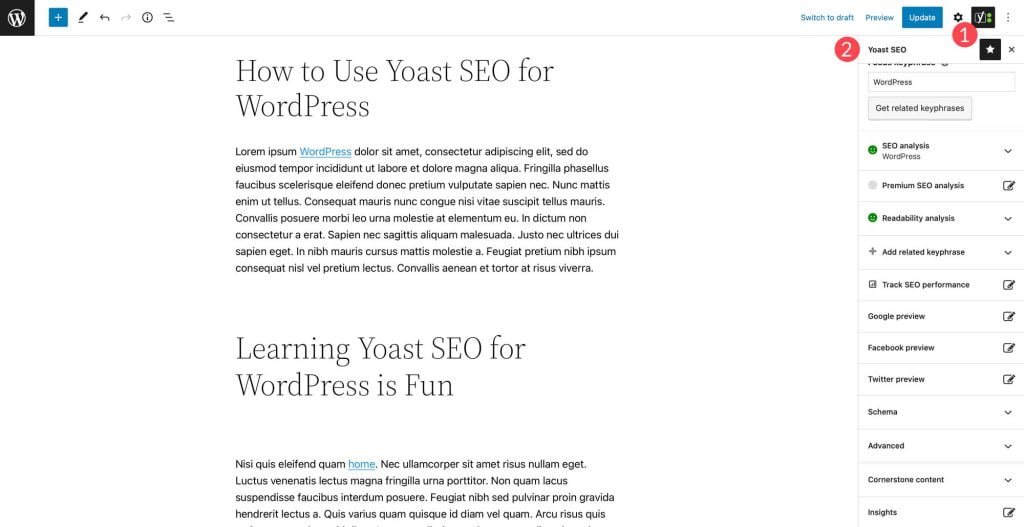 Yoast SEO 使用教程