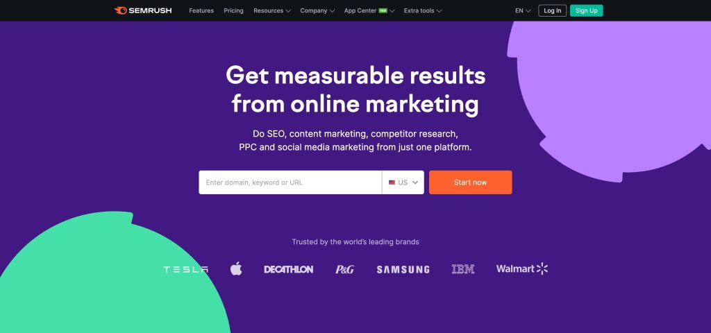 关键字映射工具 SEMRush